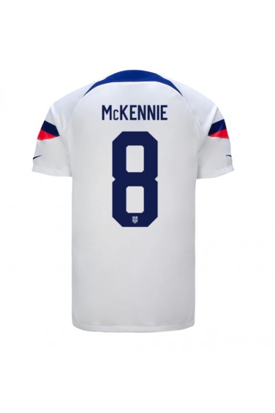 Fotbalové Dres Spojené státy Weston McKennie #8 Domácí Oblečení MS 2022 Krátký Rukáv